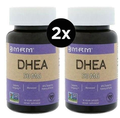 Comprar 2 X Dhea 50 Mg Mrm Total 180 Cápsulas Tudo Vitaminas