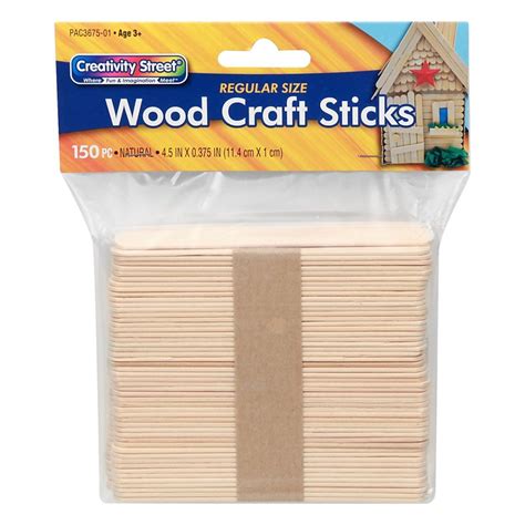 Creativity Street Wood Craft Sticks Shop School And Office Supplies At