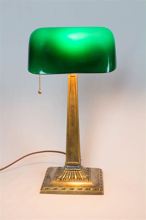 SOLD - Emeralite Desk Lamp - Appleton Antique Lighting