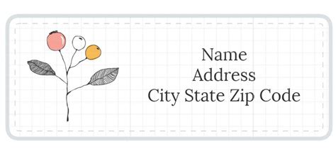Mailing Address Label Template 10 Examples Of Professional Templates