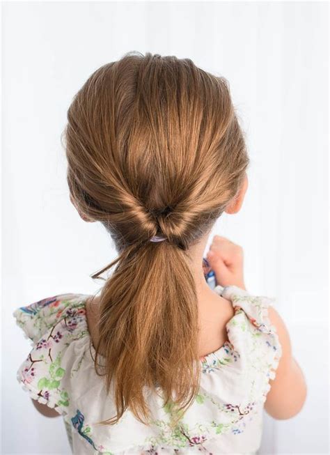 19 Super Easy Hairstyles For Girls Easy Little Girl Hairstyles Cute