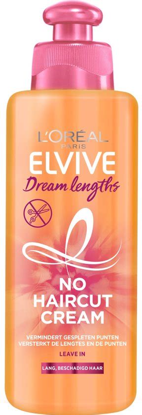 A cocktail of vegetal keratin, castor oil and vitamins, no haircut cream leaves hair stronger and nourished, adds shine and. bol.com | L'Oréal Paris Elvive Dream Lengths No Haircut ...