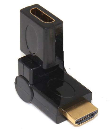 Hdmi 1 4 Angled Type Hdmi Male To Female 90 180 360 Degree Rotating Adapter Supports 720i 720p