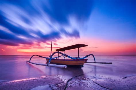 3840x2560 Beach Boat Cloud Dawn Dusk Ocean Sand Sea Seascape