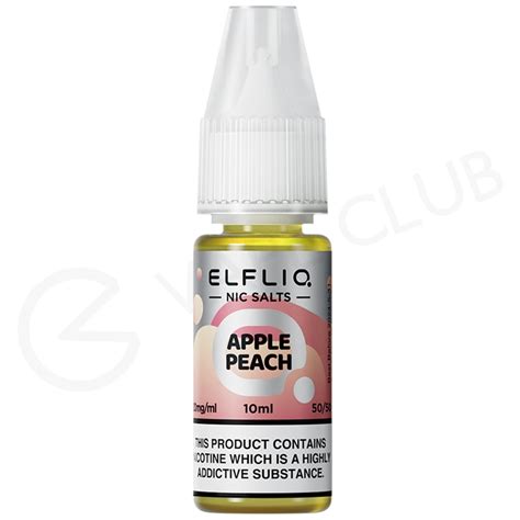 Apple Peach Nic Salt E Liquid By Elf Bar Elfliq