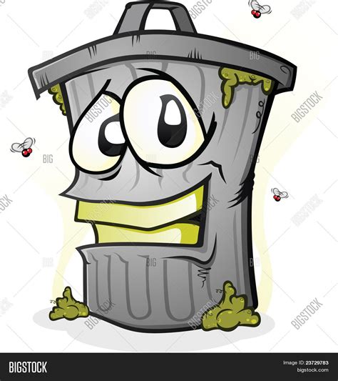 Smiling Dirty Trash Vector And Photo Free Trial Bigstock