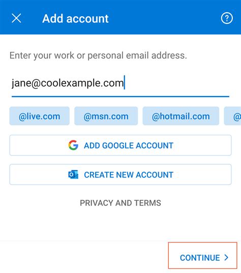 Add My Microsoft 365 Email To Outlook On Android Microsoft 365 From