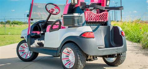 8 Pink Golf Carts Thatll Blow Your Mind Pink Golf Cart