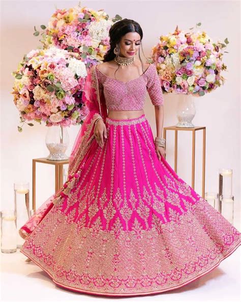 60 Shades Of Pink Lehenga For An Indian Bride Pink Is In