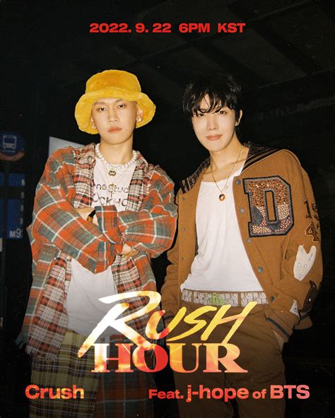 Crush And Bts J Hope Releases Rush Hour Mv Teaser 3 Kpopstarz