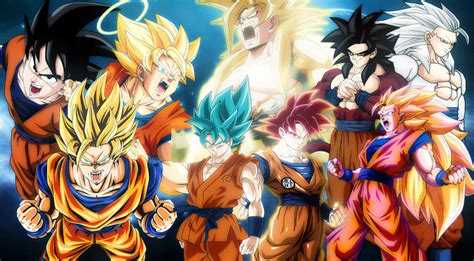 Goku All Forms V3 By Lordaries06 On Deviantart