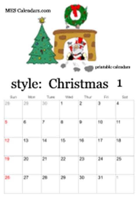 Free Printable Christmas Calendars Customizable Calendars To Print
