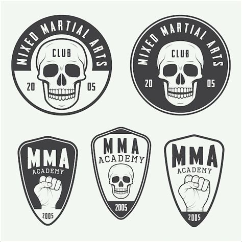 Premium Vector Mixed Martial Arts Logo