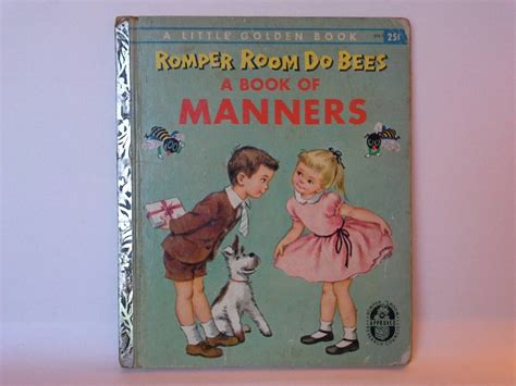 Romper Room Book Of Manners Vintage Book 50s Etsy Romper Room Room