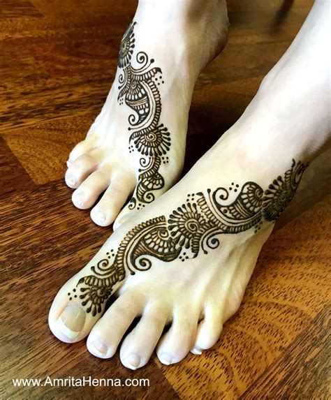 Top 5 Easy And Quick Feet Henna Designs For Beginners