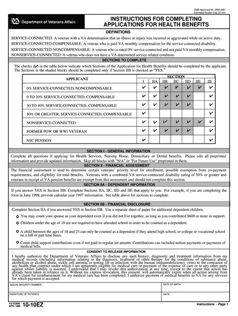 Va Form 10 10ez Printable Fill Out And Sign Online Dochub