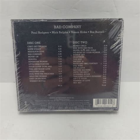 Original Bad Company Anthology By Bad Company Cd Mar 1999 2 Discs