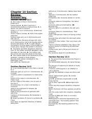 W mp3 cd transcripts and answer key, llama llama mad at mama, unit 1 week 3 tale of despereaux castle worksheets, chess for kids, anatomy and. Chapter 14 Section Review Answer key.doc - Chapter 14 ...