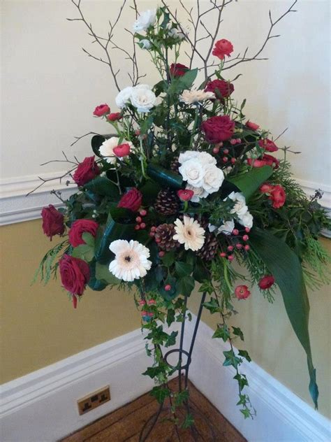 Flower Arrangements For Church At Christmas Idalias Salon