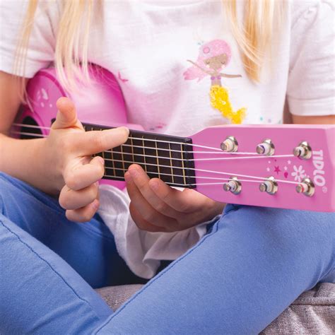 Tidlo Pink Flowers Guitar Wilko