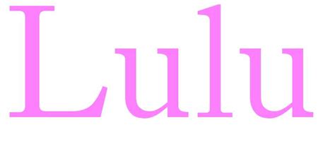 the name lulu meaning
