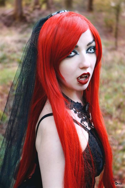 Vampire Mermerising Model Kuro Hana Photographer Okirie Vampire Bride Goth Beauty Gothic