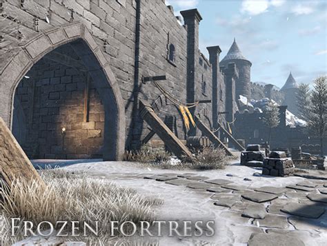 Frozen Fortress Environment Free Download Unity Asset Collection