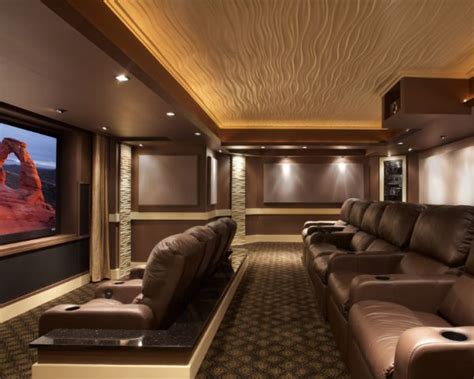 The modern home theater systems offer entertainment in home theater design ideas in attic room ceiling. 35 Modern Media Room Designs That Will Blow You Away