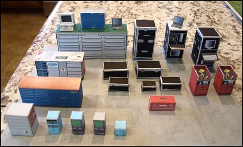 164 Dealership Printable Garage Diorama Template Stl File Garage