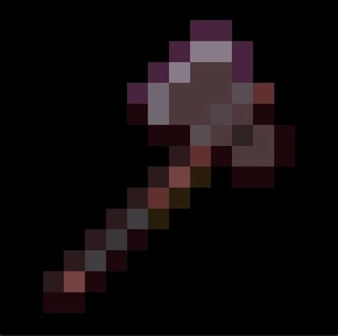 I Made A Netherite Axe In Better Resolution Because The Image Available