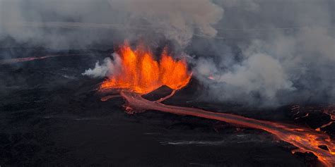 Islande Le Volcan Bardarbunga En éruption Photos