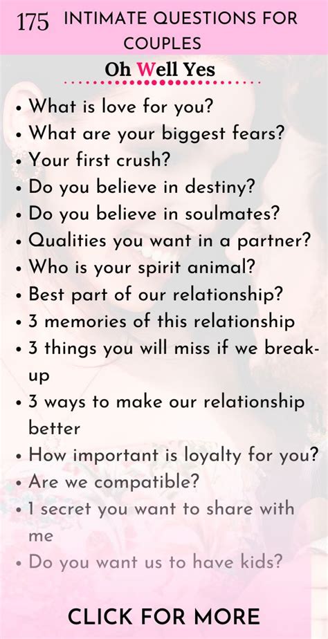 175 intimate and romantic questions for couples oh well yes intimate questions for couples