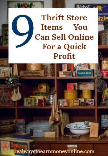 9 Thrift Store Items To Sell For A Quick Profit Thrift Store Crafts