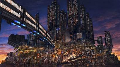 Cyberpunk Sci Fi Fantasy Wallpapers Bridge Cyber