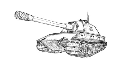 Drawing Of A Tiger Tank Peepsburghcom