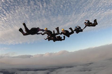 Video Shows Terrifying Moment Skydivers Jump As Stalled Plane Plummets