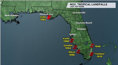 Map Of Florida Where Hurricane Hit United States Map