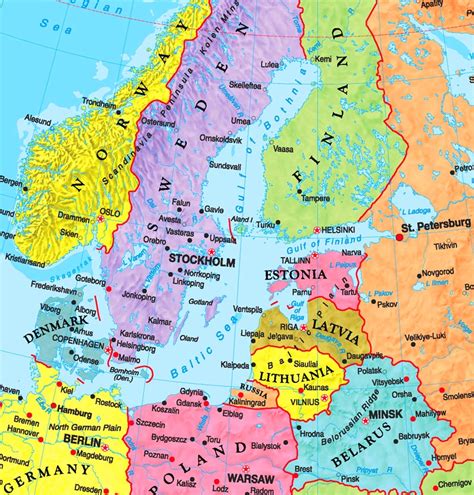 30 Map Of The Baltic Sea Maps Online For You