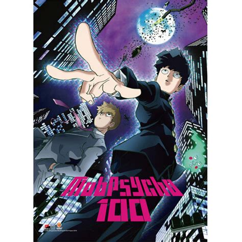 Mob Psycho Key Art Premium Wall Scroll Tokyo Otaku Mode Tom