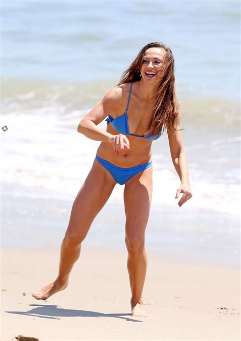 KARINA SMIRNOFF In Bikini At A Beach In Malibu HawtCelebs