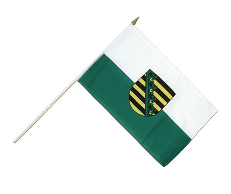 Saxony Hand Waving Flag 12x18 Royal Flags