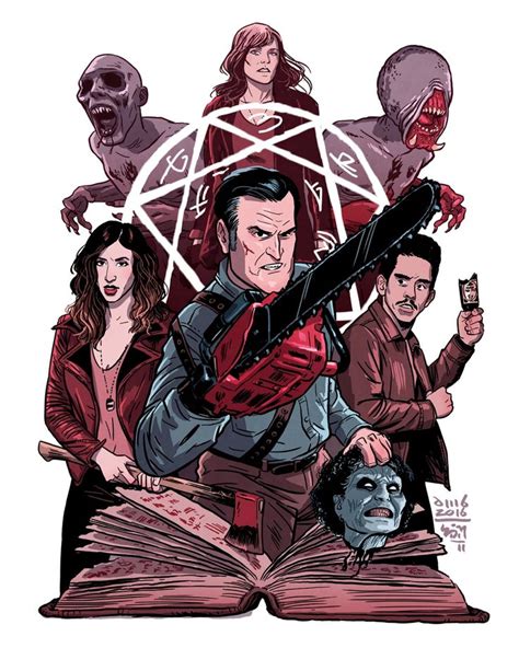 Ashy Slashy 👹 Art By David M Buisán” Evil Dead Movies Ash Evil Dead Horror Characters
