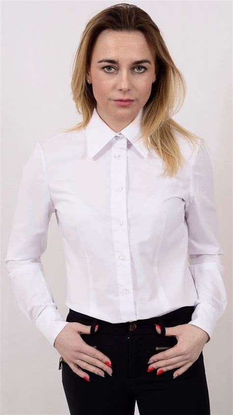 Pin By Ctx Rider On Shirted White Shirt Outfits Women White Blouse