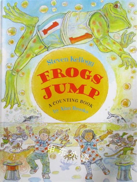 Frogs Jump A Counting Book动物儿童图书进口图书进口书原版书绘本书英文原版图书儿童纸板书外语图书