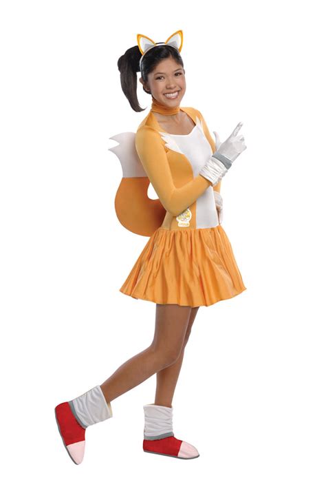 Teens Sonic The Hedgehog Tails Costume Halloween Costumes 4u Adult