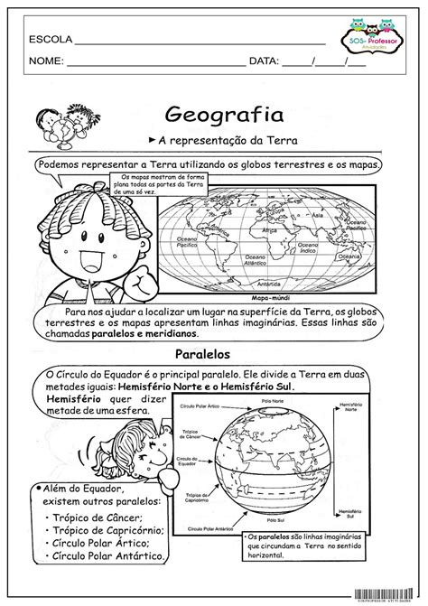 Atividades De Geografia Para Educação Infantil Imprimir