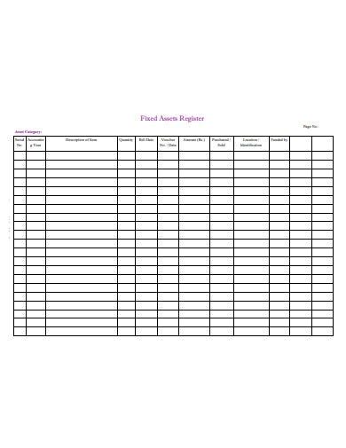 Document Register Template Excel Excel Templates