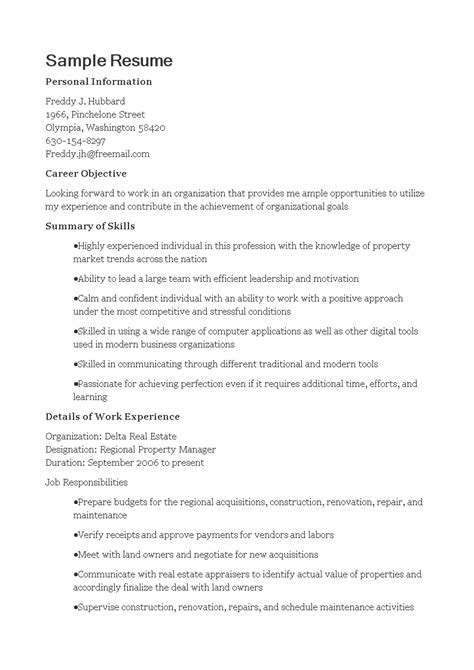 Export your commercial property manager resume to a pdf file. Regional Property Manager Resume.doc - How to create a ...