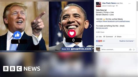 Odd Facebook Videos Promote Fake News Bbc News