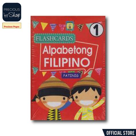 Filipino Alphabet Flash Card Alpabetong Pilipino Abakada Presyo